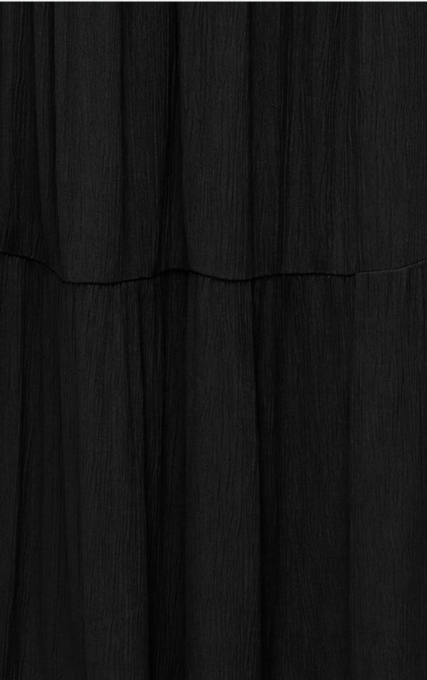 Only Mikka Long Skirt M/Elastik I Taljen Sort LG:105 Vejl.299,95 - Billede 2