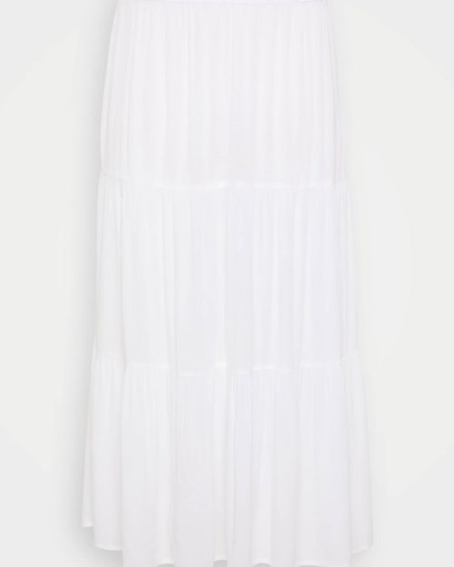 Only Mikka Long Skirt M/Elastik I Taljen Hvid LG:105 Vejl.299,95