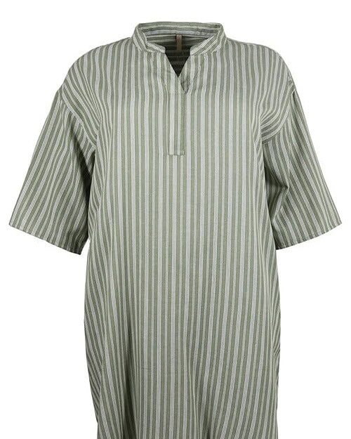Cassiopeia Vikanna Stribet Tunic Grøn/Hvid BM: S:130 M:140 L:150 XL:160 LG: 105/115 Vejl. 350,-