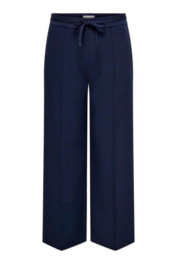 Only Mia Bukser Navy M/Elastik & Snør I Taljen SKL:78 Vejl. 359,95