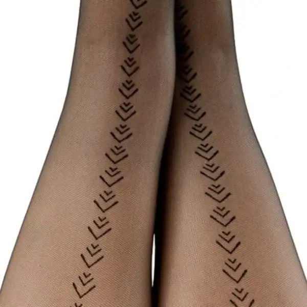 Festival Luxus Back Arrows Strømpebukser Sort 40DEN Vejl.249,95 - Billede 2