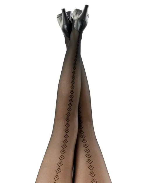 Festival Luxus Back Arrows Strømpebukser Sort 40DEN Vejl.249,95
