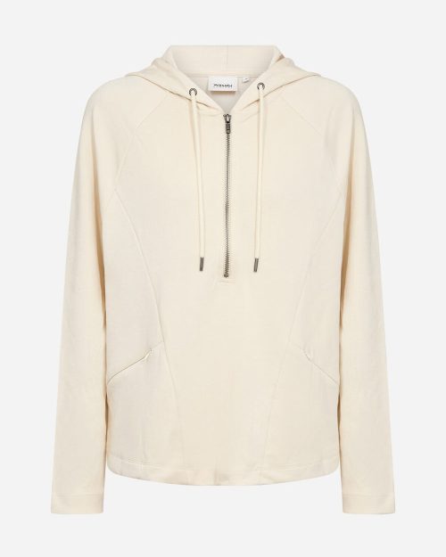 Wasabi Sabina 84 Sweatshirt M/Modal Creme Halv Lynlås BM: 40:120 42:125 44:130 46/48:140 50/52:150 54/56:160 Lg:75 Vejl.399,95 - Billede 4