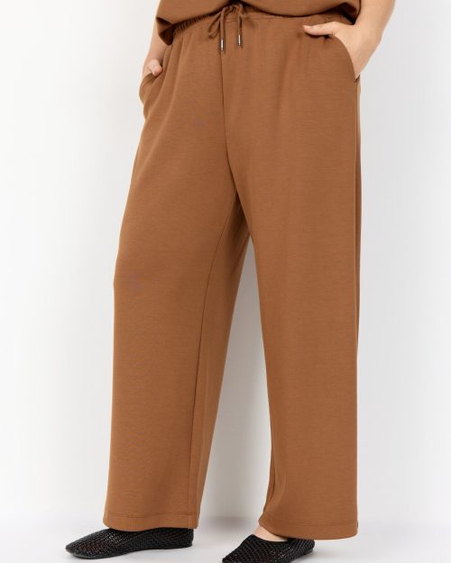 Wasabi Sabina 2 Sweat Bukser M/Bred Ben Cognac-Brun Skl:71 Vejl. 399,95