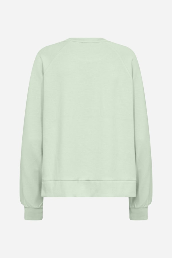 Wasabi Sabina 82 Bluse/Sweatshirt M/Modal Lys Mint M/Tekst BM: 44:135 46/48:145 50/52:155 54/56:160 Lg:70 Vejl.299,95 - Billede 5