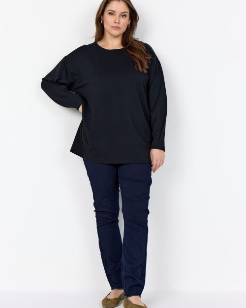 Alternative view of Wasabi Sabina 72 Bluse M/Modal Sort BM: 38:110 40:115 42:120 44:125 46/48:135 50/52:145 54/56:155 LG:75 Vejl. 349,95