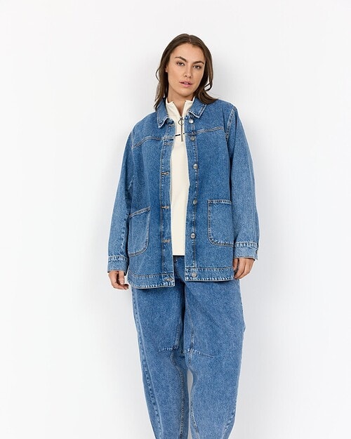 Alternative view of Wasabi Caia 4 Denim Skjorte Medium Blue BM: 42:120 44:125 46/48:135 50/52:145 LG:85 Vejl. 699,95