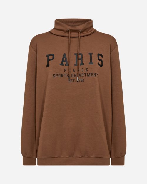 Wasabi Sabina 78 Sweatshirt M/Modal Brun PARIS BM: 38:120 40:125 42:135 44:140 46/48:150 50/52:160 54/56:170 Lg:80 Vejl.399,95