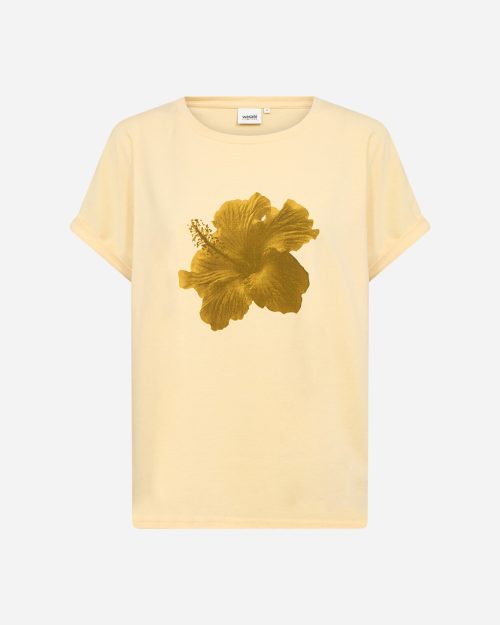 Wasabi Helene 1 T-Shirt Gul M/Blomster BM: 42:120 44:125 46/48:135 50/52:145 54/56:155 Lg:75 Vejl. 169,95