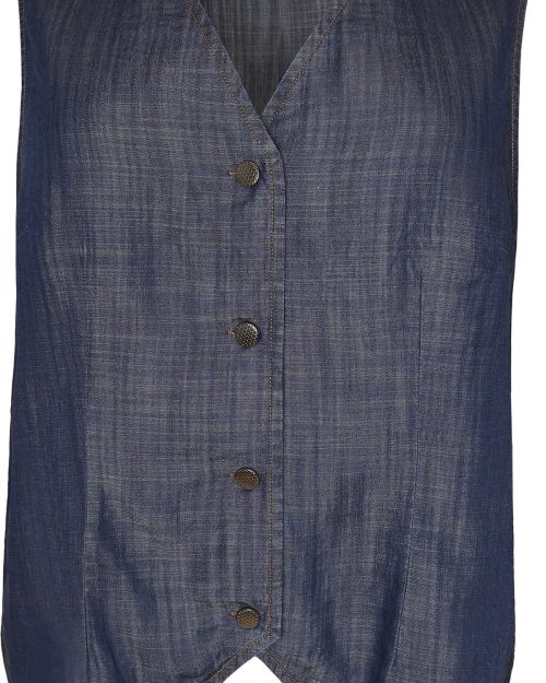 Alternative view of Cassiopeia Gabianna Vest Denim Look Blue Wash M: S:110 M:120 L:130 XL:140 LG:65 Vejl. 419,-