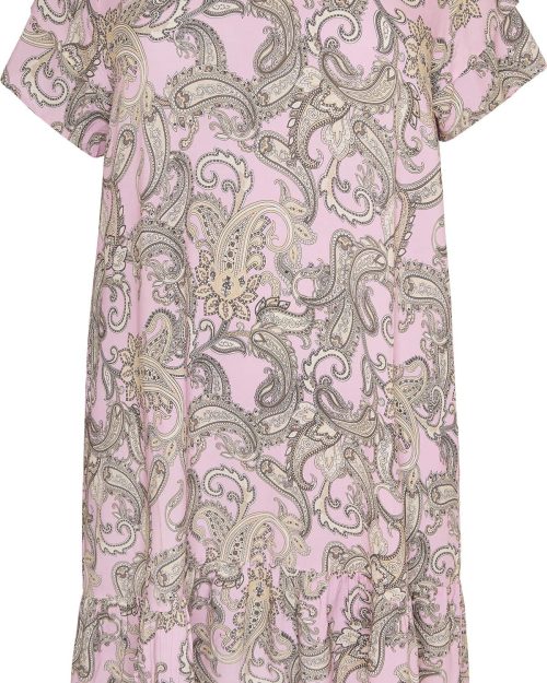 Cassiopeia Majette Kortærmet Kjole Paisley Print Pink Combi BM: S:125 M:135 L:145 XL:155 LG:112 Vejl. 350,-