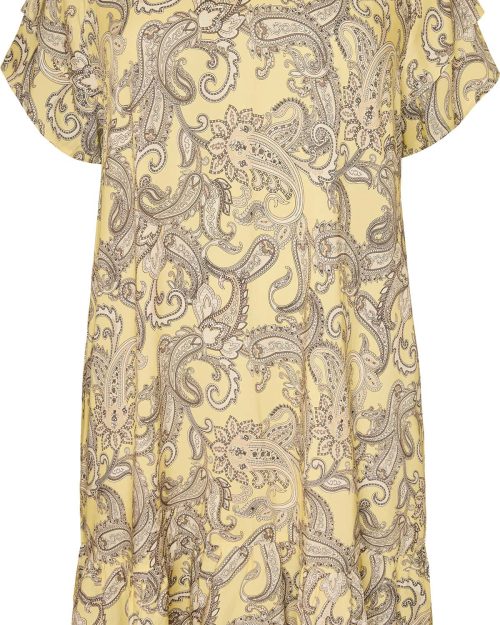 Alternative view of Cassiopeia Majette Kortærmet Kjole Paisley Print Gul Combi BM: S:125 M:135 L:145 XL:155 LG:112Vejl. 350,-