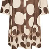 Cassiopeia Odettesse Tunic 3/4 Ærme Brun M/Beige Cirkler BM: S:120 M:130 L:140 XL:150 LG:100 Vejl. 449,-