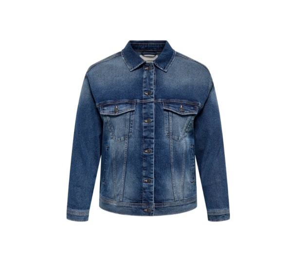 Only Kona Oversize Denim Jakke Medium Blue Denim BM: 42:125 44:130 46:135 48:140 50:145 52:150 54:155 LG:70 Vejl. 529,95