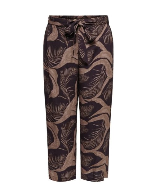 Only Vilma Culotte Pant M/Bladprint Mocca Combi SKL: 61 Vejl. 329,95
