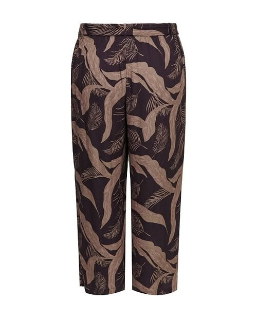 Alternative view of Only Vilma Culotte Pant M/Bladprint Mocca Combi SKL: 61 Vejl. 329,95