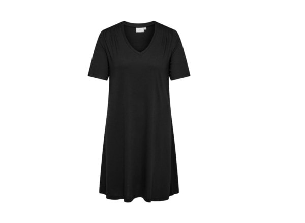 Only Coral V-Neck Kortærmet Kjole Sort BM: S:115 M:125 L:135 XL:145 LG:95 Vejl. 199,95