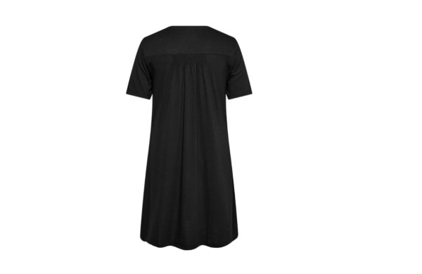 Only Coral V-Neck Kortærmet Kjole Sort BM: S:115 M:125 L:135 XL:145 LG:95 Vejl. 199,95 - Billede 2