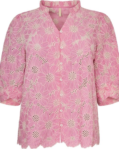 Alternative view of Cassiopeia Zyrana Skjorte M/Broderi Pink Combi BM: S:120 M:130 L:140 XL:150 LG:75 Vejl. 450,-