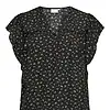 Only Alberthe Kortærmet Top M/Blomster Print Sort/Gul BM: 42:120 44:125 46:130 48:135 50:140 52:145 54:150 Lg:75 Vejl. 279,95