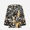 Wasabi Havin 2 Skjorte Sort/Gul M/Print