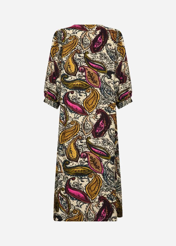 Wasabi Heva 4 Kjole Creme M/Paisley Print Vejl. 599,95 - Billede 3