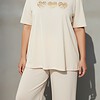 Cassiopeia Letilla T-Shirt M/Hjerter Off-White Combi BM: S:120 M:130 L:140 XL:150 LG:75 Vejl. 250,-
