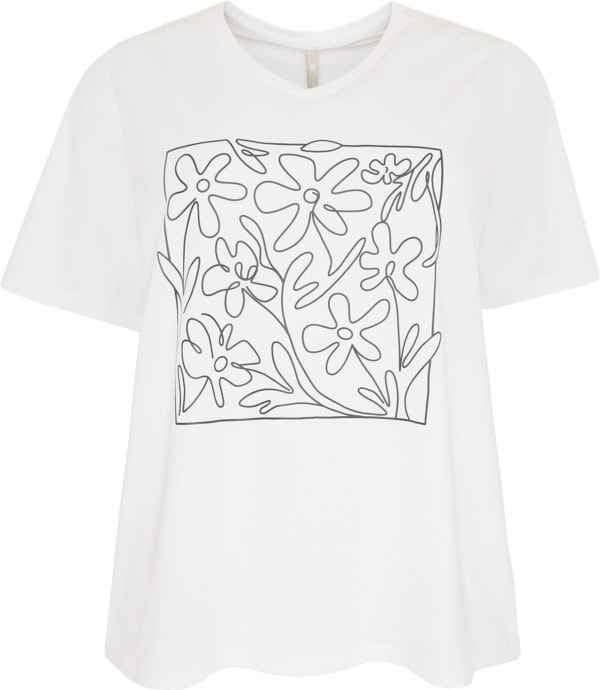 Cassiopeia Nianna T-Shirt M/Print White Combi BM: S:120 M:130 L:140 XL:150 LG:75 Vejl. 250,-