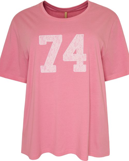 Cassiopeia Solissa Oversize T-Shirt M/Blonde 74 Pink Combi BM: S:135 M:145 L:155 XL:165 LG:80 Vejl. 250,-