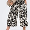 Only Elite Culotte Pants M/Grafisk Print Sort/Brun/Creme SKL:50 Vejl. 299,95