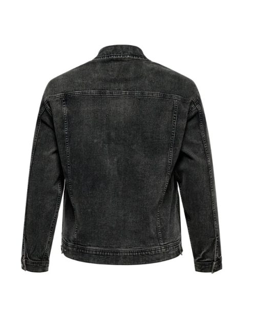 Alternative view of Only Kona Oversize Denim Jakke Washed Black BM: 42:125 44:130 46:135 48:140 50:145 52:150 54:155 LG:70 Vejl. 529,95