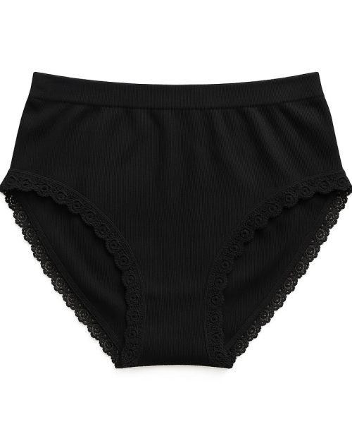 Alternative view of Vanting sømløs trusser m/blonde 3-pack 1 hvid+2 sorte   L/Xl=42-46 2Xl/3Xl=48-52 Vejl.249,-