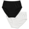 Vanting sømløs trusser m/blonde 3-pack 1 hvid+2 sorte   L/Xl=42-46 2Xl/3Xl=48-52 Vejl.249,-