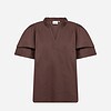Wasabi Saga 36 Bluse Kortærmet Brun BM: 42:120 44:125 46/48:130 50/52:140 54/56:150 58:160 LG:75 Vejl. 399,95