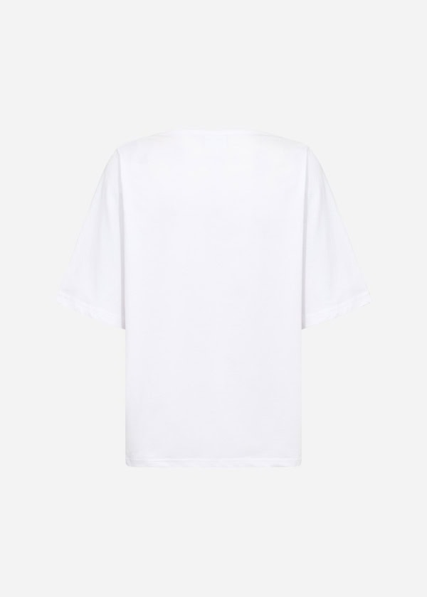 Wasabi Helene 2 T-Shirt Hvid M/Rød Print BM: 38:110 40:115 42:120 44:125 46/48:135 50/52:145 LG:75 Vejl. 169,95 - Billede 5