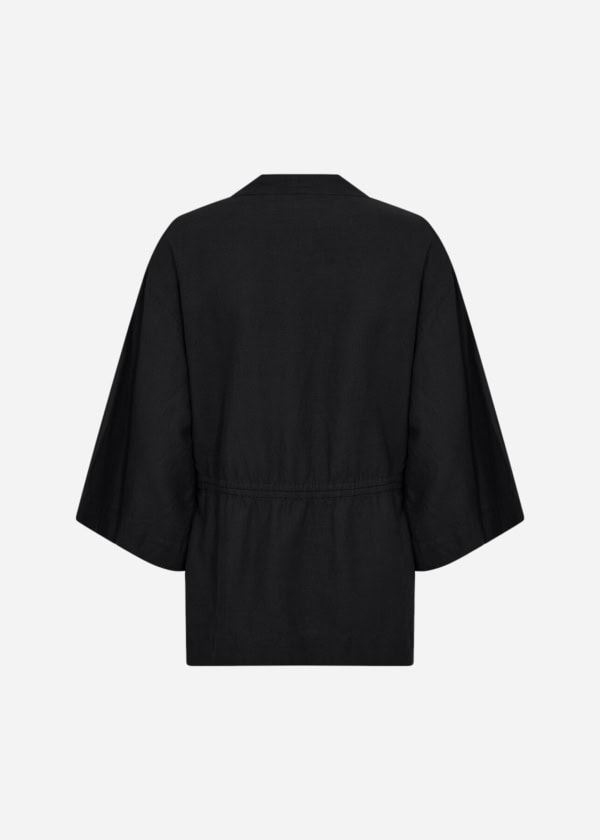 Wasabi Corinna 25 Hør/Viskose Skjorte Sort M/Bindebånd LG:85Vejl. 599,95 - Billede 2