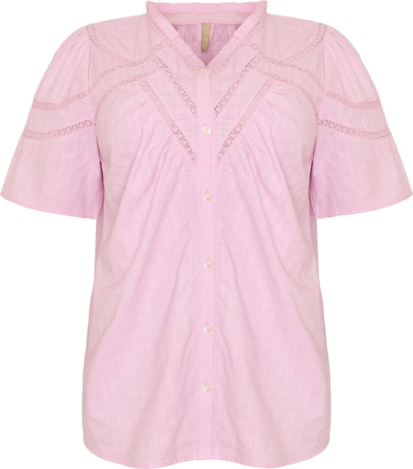 Cassiopeia Emille Skjorte Kortærmet Light Pink BM: S:120 M:130 L:140 XL:150 LG:77 Vejl. 400,- - Billede 2