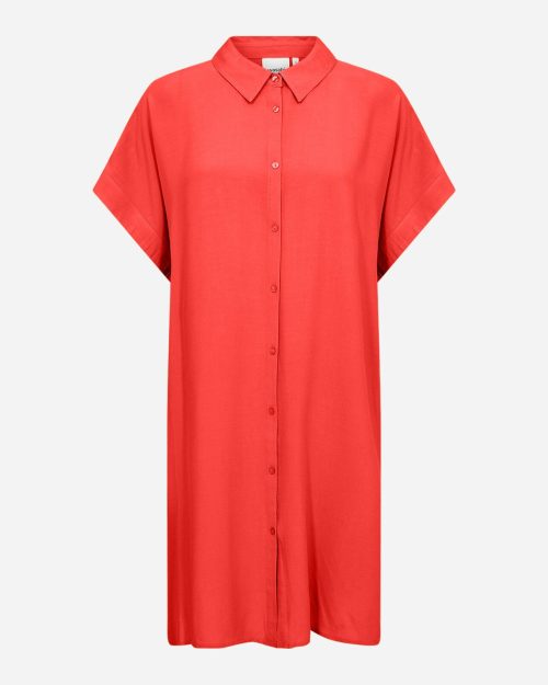 Wasabi Sia 5 Skjorte Tunic Kortærmet Rød BM: 42:120 44:145 46/48:155 50/52:165 54/56:175 LG:105 Vejl. 349,95
