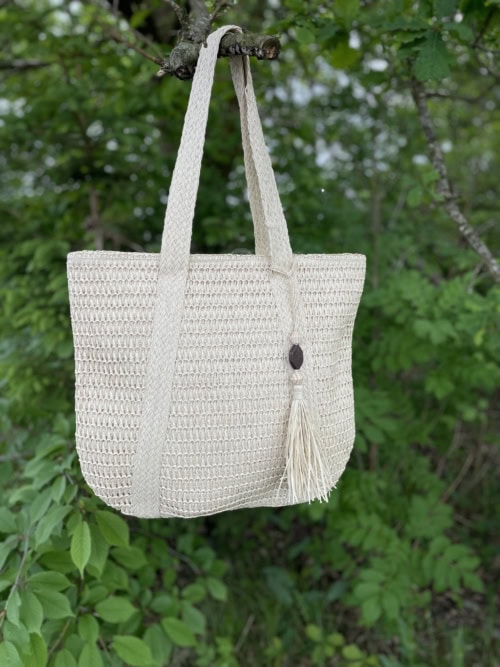 Vanting Flettet Taske M/Lynlås Sand Vejl.209,95