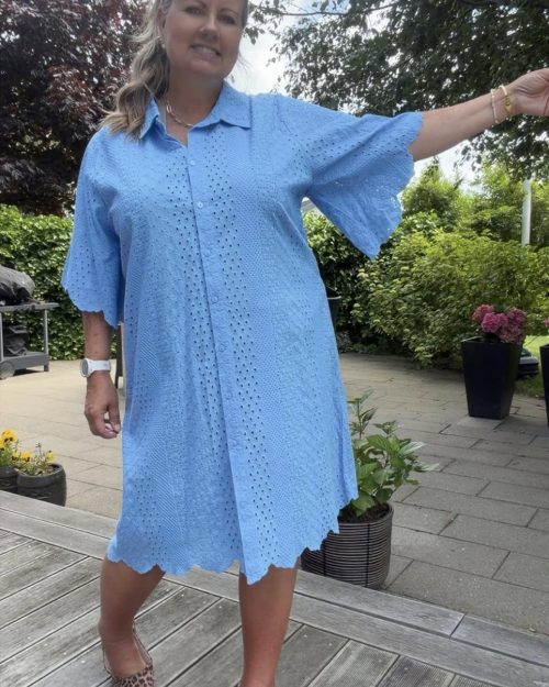 Cassiopeia Silessa Tunic Blå M/Hulmønster BM: S:115 M:125 L:135 XL:145 LG:100 Vejl. 450,-