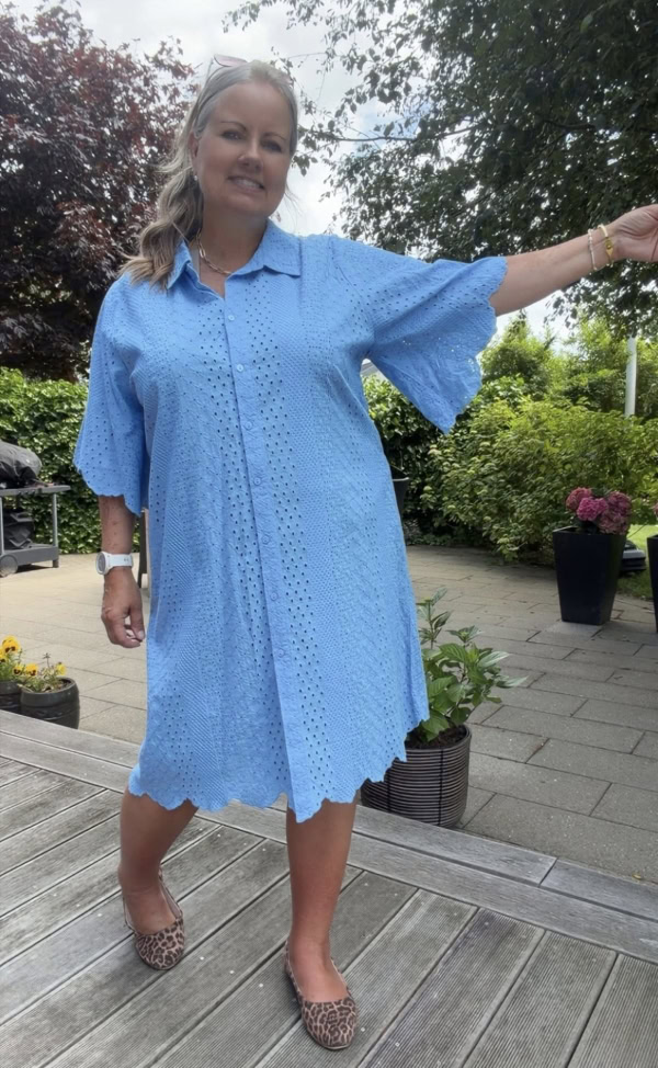 Cassiopeia Silessa Tunic Blå M/Hulmønster BM: S:115 M:125 L:135 XL:145 LG:100 Vejl. 450,-