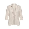 Only Siesta 3/4 Åben Blazer Jakke M/Hør Beige Melange LG:78 Vejl. 349,95