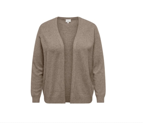 Only Princess Åben Cardigan Mocca Melange BM: S:120 M:130 L:140 XL:150 LG:70 Vejl. 249,95