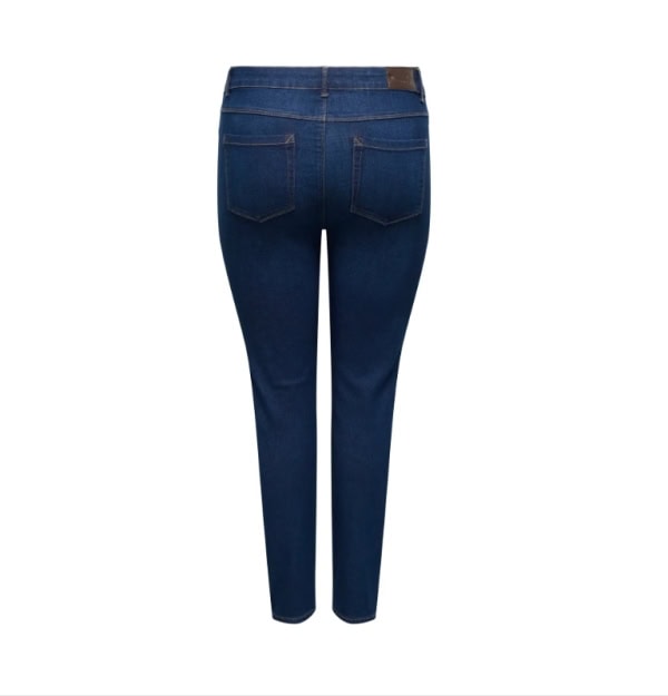 Only Snow HW Stretch Skinny Jeans Dark Blue Denim SKL:77 Vejl. 299,95 - Billede 2