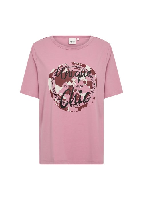 Alternative view of Wasabi Helene 4 T-Shirt M/Print Rosa BM: 44:120 46/48:130 50/52:140 54/56:150  LG:75