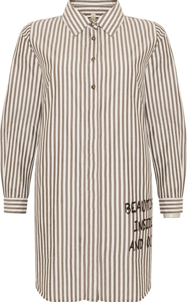 Cassiopeia Hazella shirt brun combi BM: S:120 M:125 L:135 XL:145 LG:92 Vejl. 350,- - Billede 2