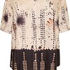 Cassiopeia Chilette bluse sand combi BM: S:125 M:135 L:145 XL:155 LG:75 Vejl. 350,-