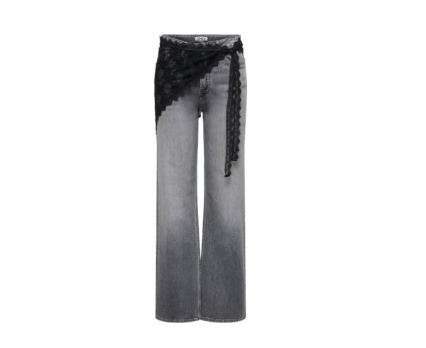 Only Sof Lace Scarf Sort ONE SIZE Vejl. 149,95