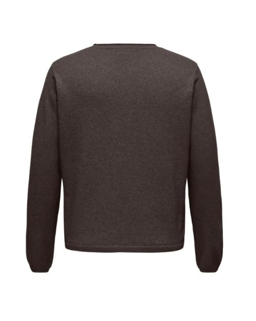 Alternative view of Only Loyal Strik Pullover Brun Melange BM: M:125 L:135 XL:145 Lg:65 Vejl. 199,95