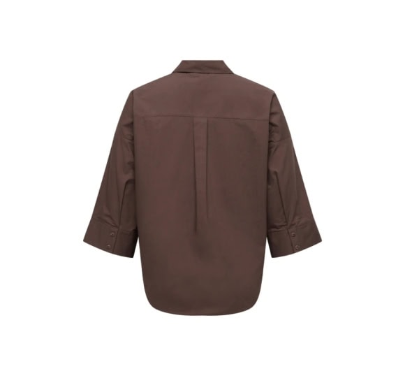 Only Saja Keri 3/4 Skjorte Brun BM: 42:130 44:135 46:140 48:145 50:150 52:155 54:160 LG:70/75 Vejl.379,95 - Billede 2